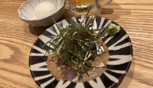 焼き鳥とごまさば食べた。